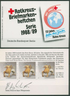 Berlin Rotes Kreuz 1988 Goldkunst Markenheftchen 819 MH Postfrisch (C60202) - Cuadernillos