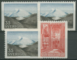Schweden 1967 Gebirge Fjäll, Domkirche Uppsala 575/76 Postfrisch - Nuovi