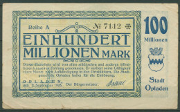 Opladen 100 Millionen Mark 1923, Keller 4178 C, Gebraucht (K1194) - Other & Unclassified