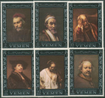Jemen (Königreich) 1967 AMPHILEX Rembrandt Gemälde 284/89 A Postfrisch - Jemen