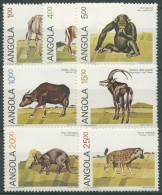Angola 1984 Säugetiere Schimpanse Erdferkel Hyäne 707/13 Postfrisch - Angola