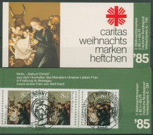 Bund Caritas 1985 Weihnachten Markenheftchen (1267) MH W 3 ESST Bonn (C99988) - Autres & Non Classés