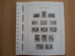 LEUCHTTURM Vordruckblätter UDSSR 1964/69 SF Gebraucht, Neuwertig (Z3237) - Pre-Impresas