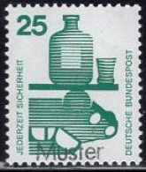 GERMANY(1971) Alcohol Causes Accidents. MUSTER (specimen) Overprint. Accident Prevention. Scott No 1077. - Other & Unclassified