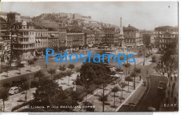 229285 PORTUGAL LISBOA P. RESTAURANTES VIEW PARTIAL & TRAMWAY CIRCULATED TO ARGENTINA  POSTAL POSTCARD - Autres & Non Classés
