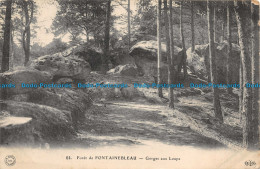 R110315 Foret De Fontainebleau. Gorges Aux Loups. No 64. 1911. B. Hopkins - Welt
