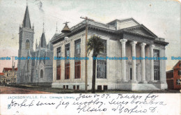 R109414 Jacksonville. Fla. Carnegie Library. Tuck. 1907 - Welt