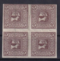AUSTRIA 1910 - Canceled - ANK 160z - Bloc Of 4 - Used Stamps