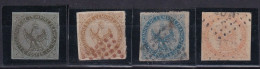 COLONIES FRANCAISES 1859/65 - Canceled - YT 1, 3, 4, 5 - Aigle Impérial