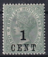 BRITISH HONDURAS 1891 - MLH - Sc# 47 - Honduras Britannico (...-1970)