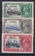 GRENADA 1935 - Canceled - Sc# 124-126 - Grenada (...-1974)