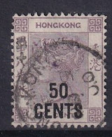 HONGKONG 1891 - Canceled - Sc# 62 - Oblitérés