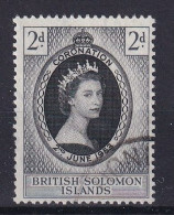 BRITISH SOLOMON ISLANDS 1953 - Canceled  - Queen Elizabeth - Islas Salomón (1978-...)