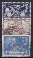 BRITISH HONDURAS 1949 - Canceled - Sc# 138-140 - Britisch-Honduras (...-1970)