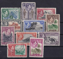 BRITISH SOLOMON ISLANDS 39-51 - Canceled  - Sc# 67-70, 72-74, 76-79 - Salomoninseln (Salomonen 1978-...)