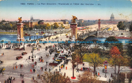 R110321 Paris. Le Pont Alexandre L Esplanade Et L Hotel Des Invalides. LL. No 19 - Welt