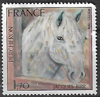 1978 Francia Arte Pinturas Jacques Birr Caballo 1v. - Gravuren