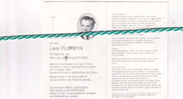 Leon Floreyn-Leuntjens, Zomergem 1919, Eeklo 1995. Foto - Todesanzeige