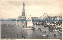 R110336 Central Beach. Blackpool. Photochrom. No 48992 - Welt