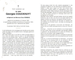 Georges Couckhuyt (1920-1993) ~ Oudstrijder (1940-1945) - Devotieprenten