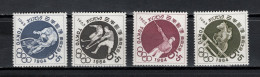 Japan 1963 Olympic Games Tokyo, Cycling, Hockey, Shooting, Equestrian Set Of 4 MNH - Ete 1964: Tokyo