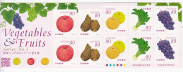 2013 Japan Vegetables & Fruits Health   Miniature Sheet Of 10 MNH - Nuevos