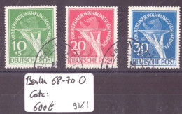 BERLIN  - No Michel 68-70 OBLITERES  - COTE: 600 € - Used Stamps