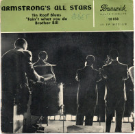 DISQUE VINYL 45 T DE JAZZ - ARMSTRONG'S ALL STARS - LABEL BRUNSWICK N° 10058 - Jazz