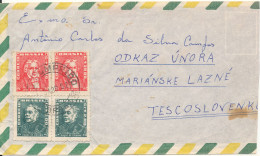 Brazil Air Mail Cover Sent To Czechoslovakia 26-4-1962 - Airmail