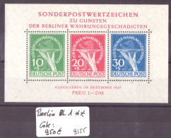 BERLIN - No Michel BLOC 1 ** ( OHNE FALZ / SANS CHARNIERE ) -    COTE: 950 € - Blocks & Kleinbögen