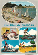 56. UNE BISE DE DAMGAN. UNE VUE ET 4 ILLUSTRATIONS. 1981. - Damgan
