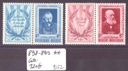 BELGIQUE - No Michel COB 898-899 ** ( OHNE FALZ / SANS CHARNIERE ) -    COTE: 320 € - Unused Stamps
