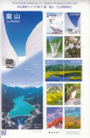 2013 Japan Travel Scenes Flora Fauna Birds Rodents Glaciers  Miniature Sheet Of 10 MNH - Ungebraucht