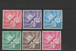 Jordan 1965 Olympic Games Tokyo Set Of 6 Imperf. MNH - Zomer 1964: Tokyo