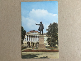 Russia Russie UUSR - Leningrad Saint Petersburg Arts Square Monument To Alexander Pushkin Monument Denkmal - Rusia