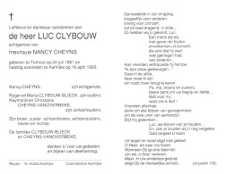 Luc Clybouw (1961-1993) - Images Religieuses