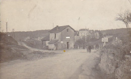 AK Foto Deutsche Soldaten An Französischem Grenzübergang - Feldpost Pionier-Komp. 16 Bataillon Weber - 1915 (69611) - Weltkrieg 1914-18