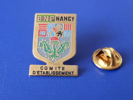 Pin's Banque BNP - Nancy - CE Comité D'établissement - Blason Ville (HA30) - Banche