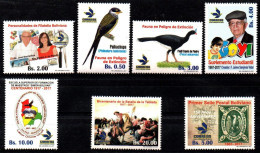 Bolivia 2017 ** CEFIBOL 2292-98 Full Year: Characters, Birds, Stamp On Stamp, Painting. - Bolivie