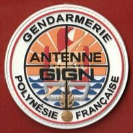 Polynésie Française / Tahiti - Gendarmerie  Antenne GIGN / Plastifié / 2019 - Policia