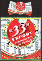 33 Export Brasseries Du Tchad N'DJAMENA Supporter N°1 Du Football Origine Bouteille De 65 Cl - Beer