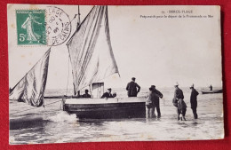 CPA -  Berck Plage - Préparatifs Pour Le Départ De La Promenade En Mer - Berck