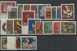 Deutschland Germany Allemagne 1963 - Complete Year Mnh** - Ungebraucht