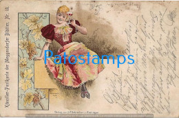 229301 ART ARTE SIGNED WOMAN SPOTTED CIRCULATED TO GERMANY POSTAL POSTCARD - Non Classés