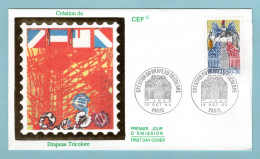 FDC France 1990 - Bicentenaire De La Révolution - Création Du Drapeau Tricolore - YT 2669 - Paris - 1990-1999