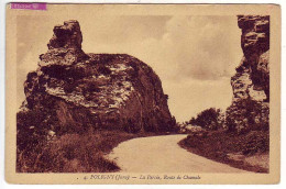 (39). Poligny. Jura. Ed Karrer Dole. 4 La Percee Route De Chamole écrite 1936 - Poligny