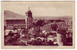 (39). Poligny. Jura. Ed Karrer Dole. 8 Le Clocher Et La Tour De La Sergenterie écrite 1936 - Poligny