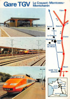 Le Creusot Montchanin Montceau Les Mines Gare Train TGV - Le Creusot