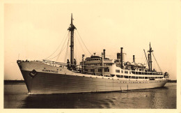 S. S. ALBERTVILLE Albertville * Carte Photo * Bateau Commerce Paquebot Cargo * Belgium Belgique Congo - Cargos