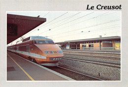 Le Creusot Montchanin Montceau Les Mines Gare Train TGV - Le Creusot